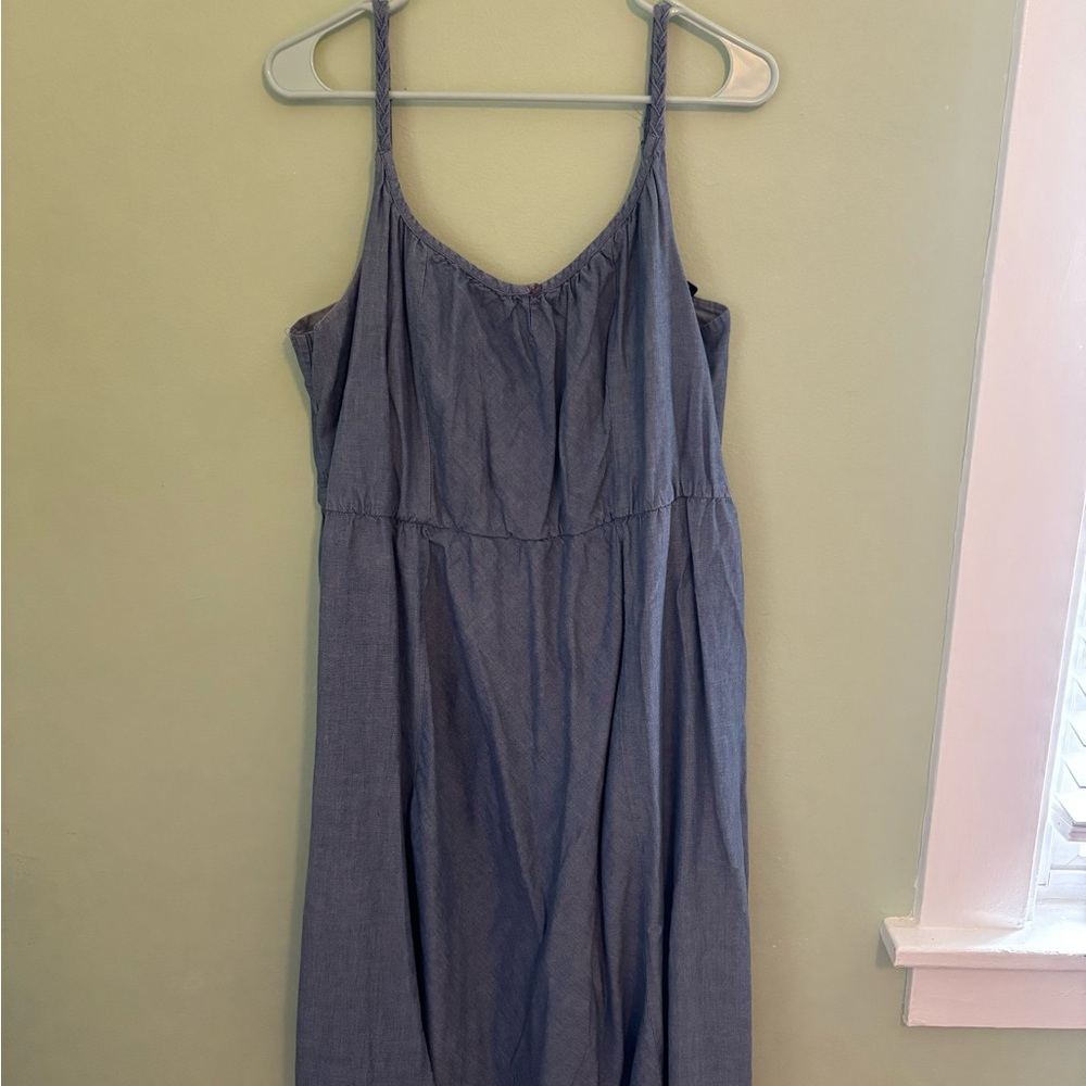 Faded Glory Women's Blue Maxi Dress Size XL